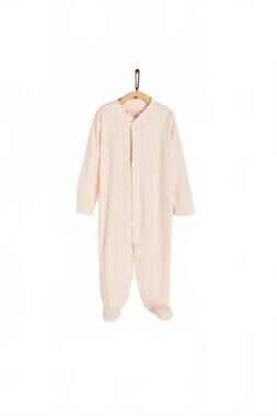 NEW BABYCOTTONS kid's olive footed pajama in beige